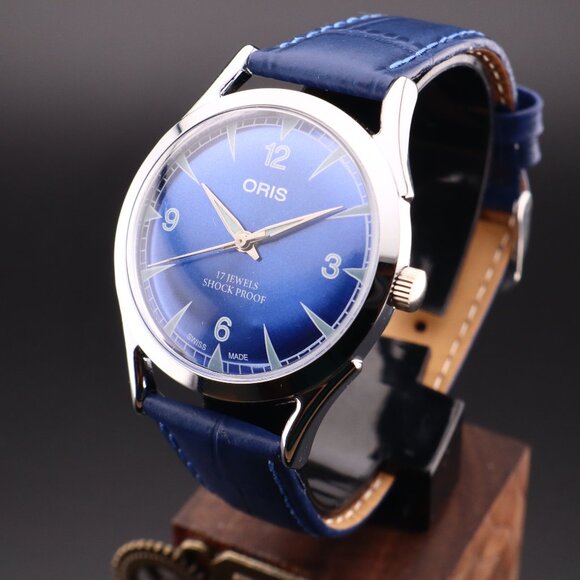 Oris Vintage Swiss 17 Jewels Hand-Wound Mechanical Men's Watch - FREE SHIPPING - Picture 2 of 12